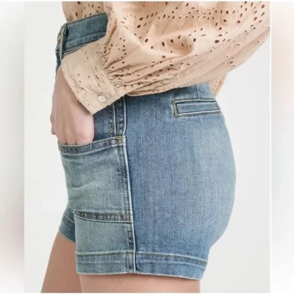 Nili Lotan Livie Denim Jean Shorts 26 - Picture 9 of 16